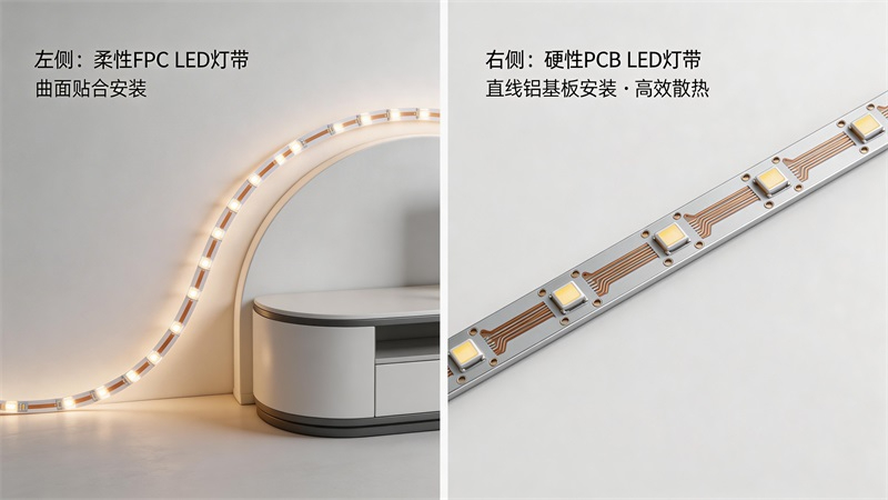 jimeng-2026-03-18-7246-3D产品展示图,一张图片中间隔开,分左右两部分。左侧柔性FPC LED灯带弯曲贴....JPG jimeng-2026-03-18-7246-3D产品展示图,一张图片中间隔开,分左右两部分。左侧柔性FPC LED灯带弯曲贴....JPG