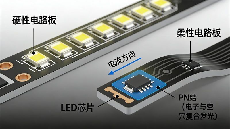 LED灯带的工作原理是什么?通电那一刻太治愈了